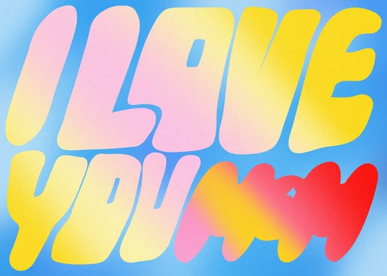 Template Colorful Love Expression Social Media Post