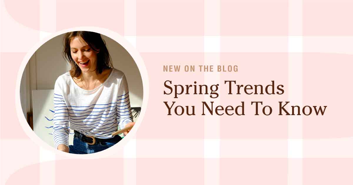 Template Chic Spring Fashion Blog Post Template Pink