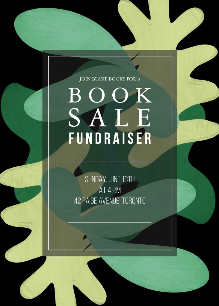 Elegant Green Book Sale Event Poster