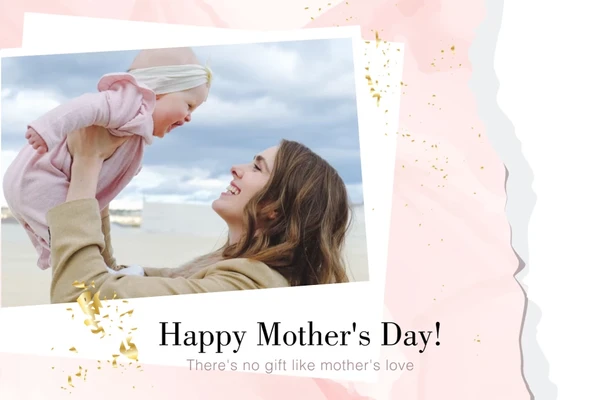 Template Cherish Her Love Mother's Day Post Pink