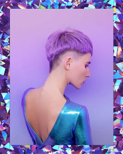 Template Chic Purple Teal Fashion Poster Template