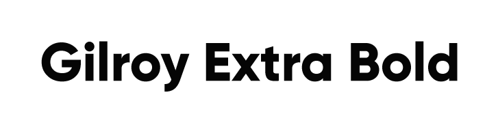 Gilroy-Extrabold