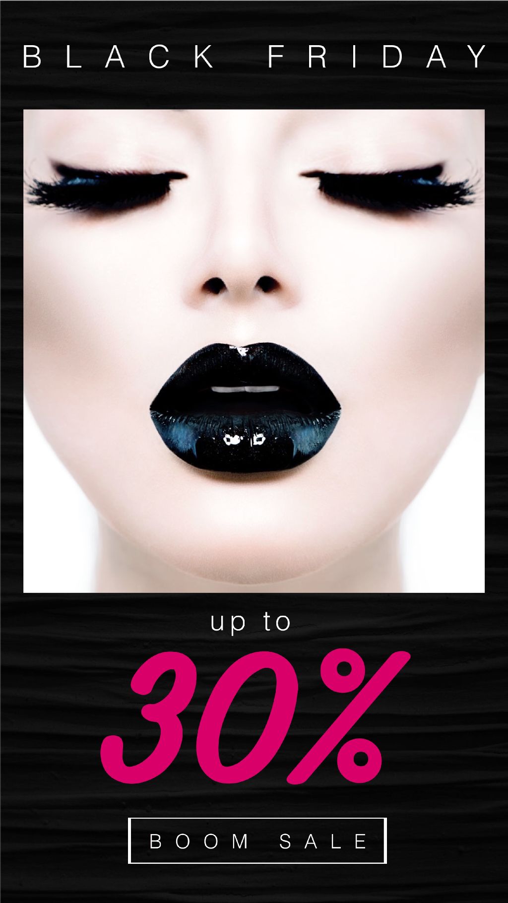 Stylish Black Friday Beauty Sale Poster