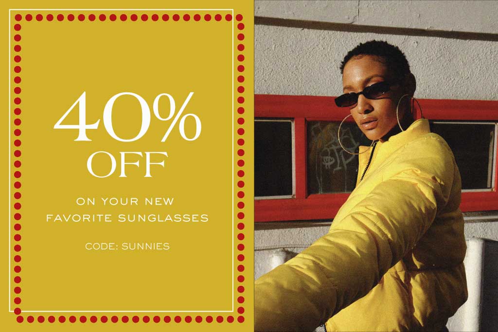 Sunny Yellow Discount Ad Poster Design