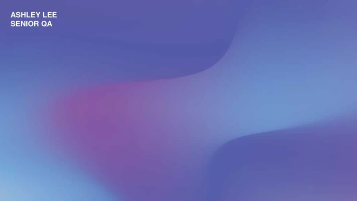 Template Sleek Blue Purple Business Card Template Design