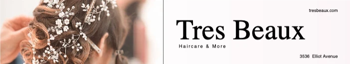 Template Elegant Haircare Salon Advertisement Poster in Cream