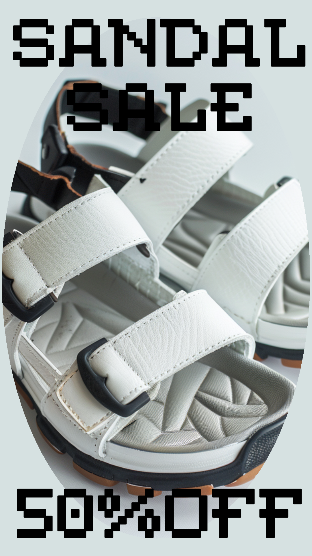 Template Stylish Sandal Instagram-Story Sale in Beige