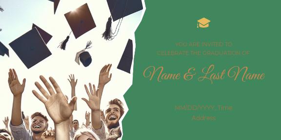 Elegant Graduation Party Invitation Post