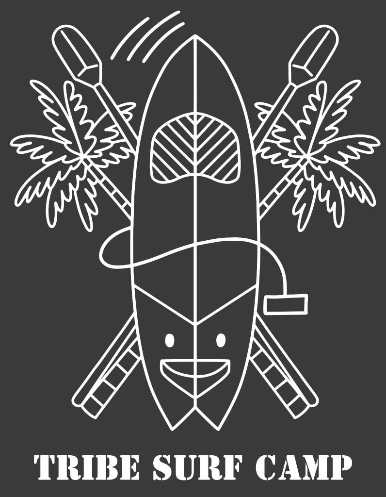 Template Chic White Surf Camp Poster Design