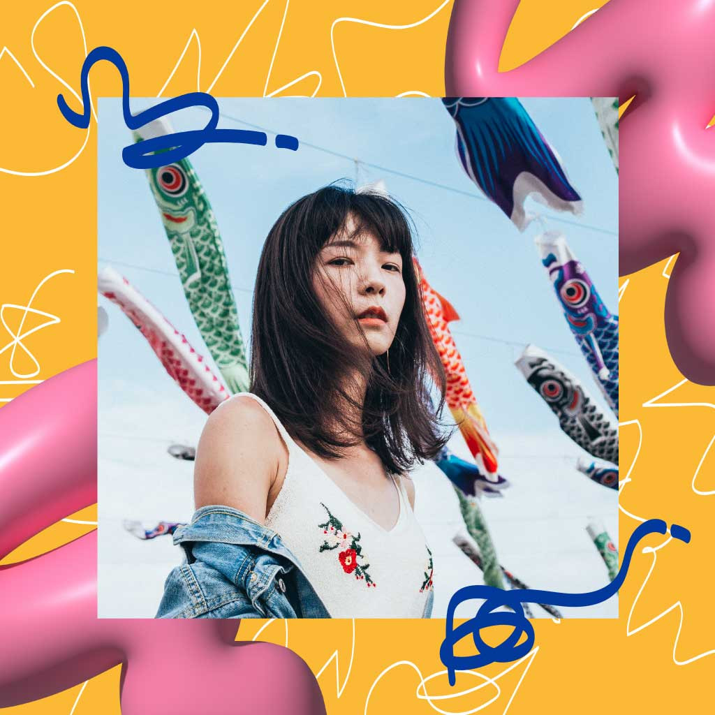 Template Sunny Joyful Day Social Media Post Yellow Blue