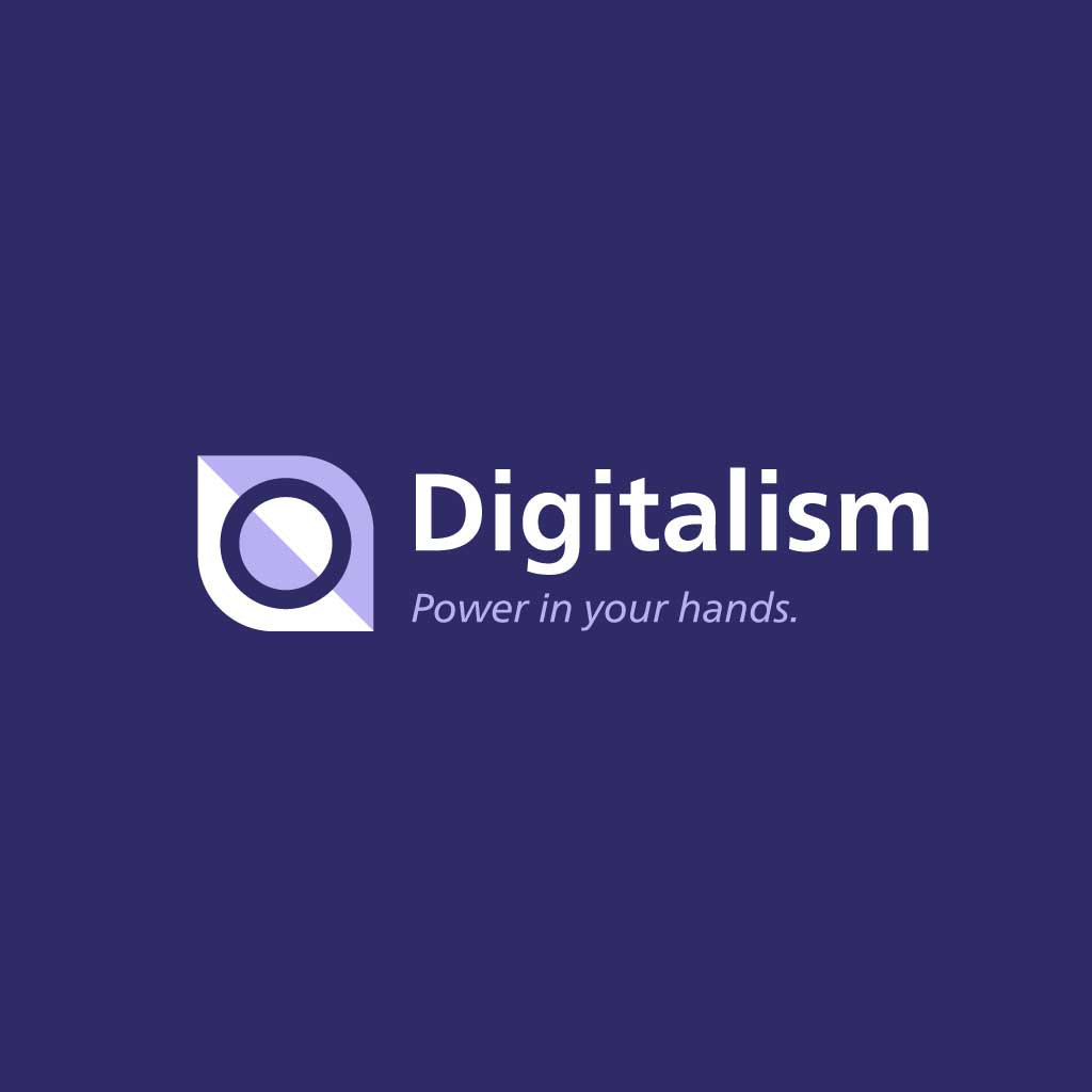 Sleek Purple Digitalism Tech Ad Template