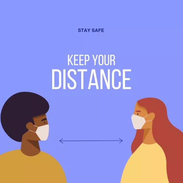 Template Blue and Mustard Health Reminder Poster