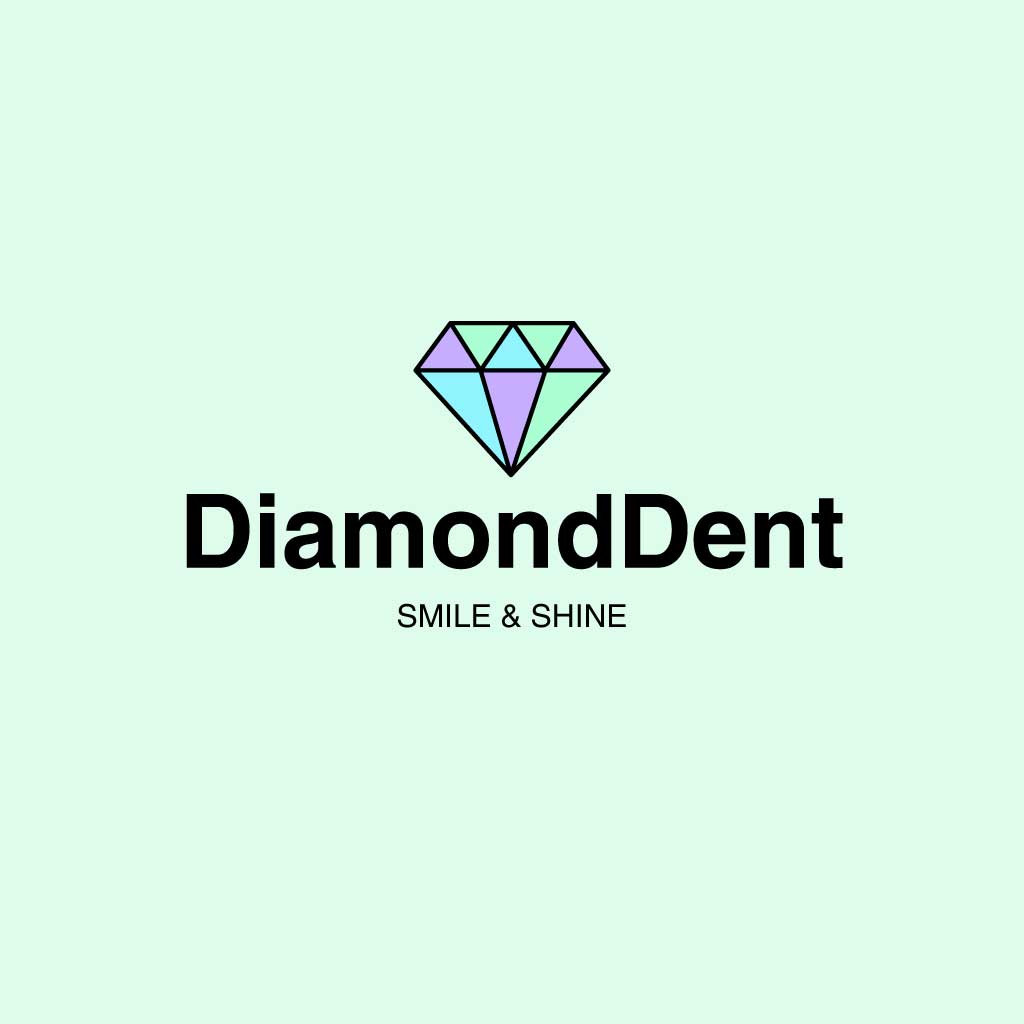 Template Mint Green Elegant Dental Care Logo