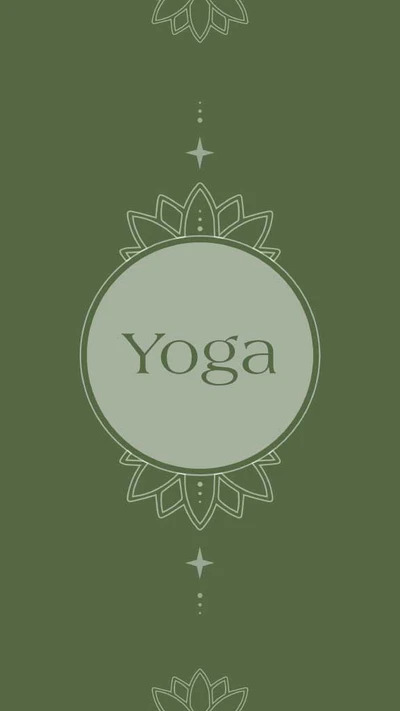 Template Tranquil Green Yoga Class Poster Design