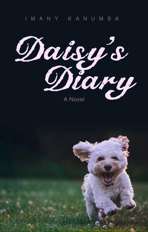 Cheerful Pup Novel Cover Design in Twilight