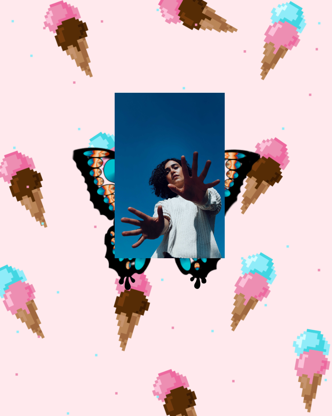 Sweet Summer Vibes Ice Cream Poster