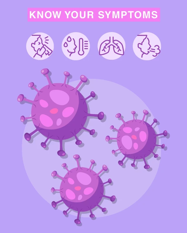 Template Informative Health Awareness Poster Lilac Purple