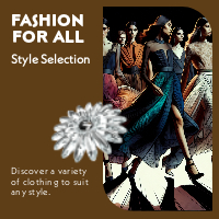 Chic Orange Fashion Selection Poster