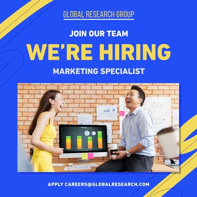 Template Join Our Vibrant Team Blue Yellow Job Ad