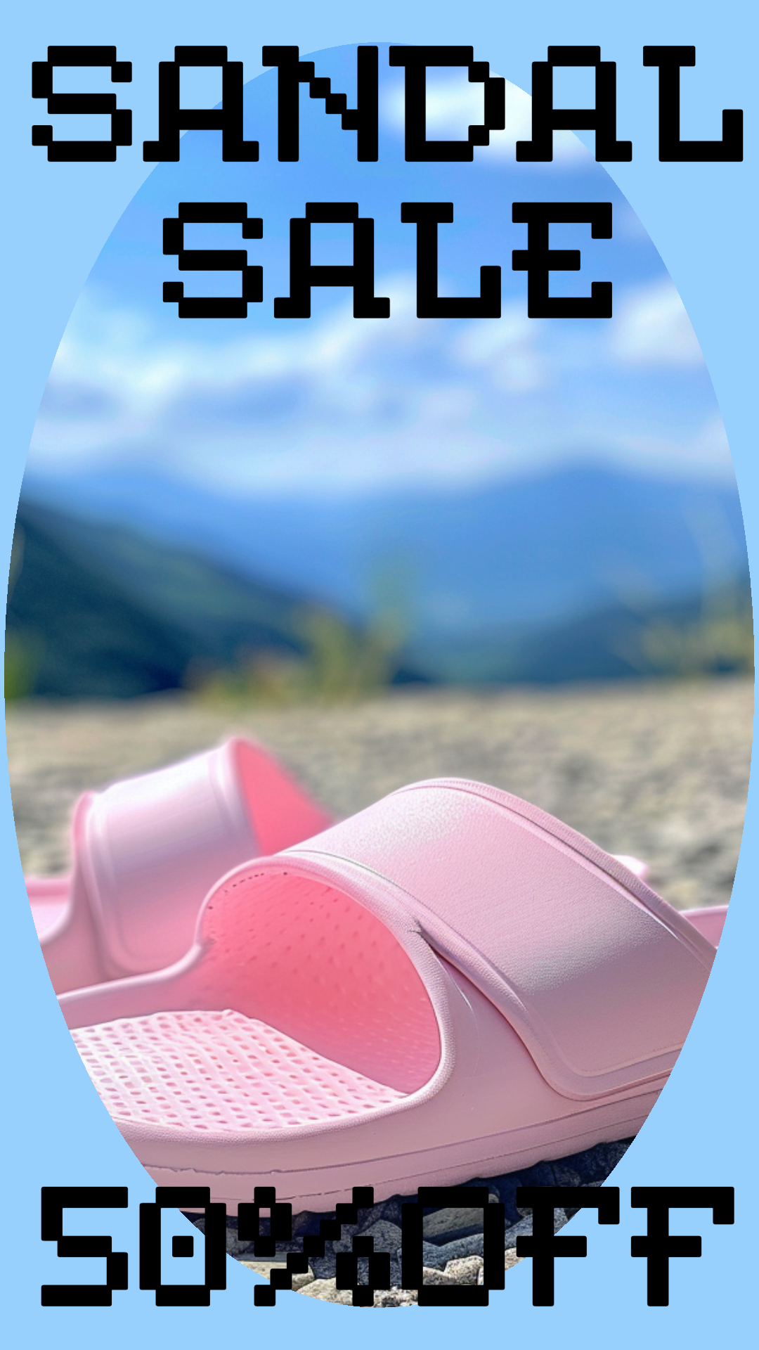 Template Chic Pink Sandal Sale Instagram Story