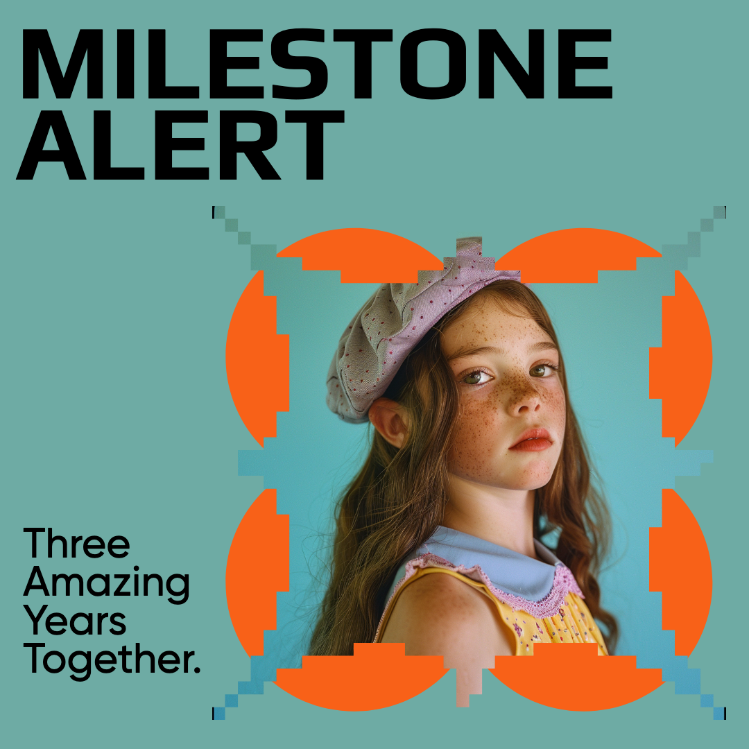 Celebrate Milestones Instagram Square Post in Orange