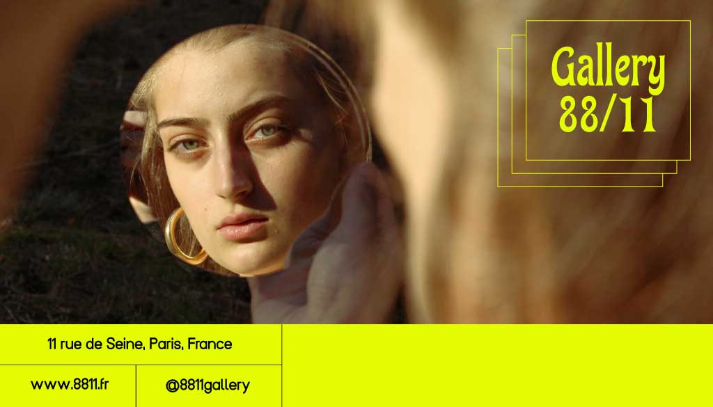 Template Elegant Olive Gallery Showcase Poster Design