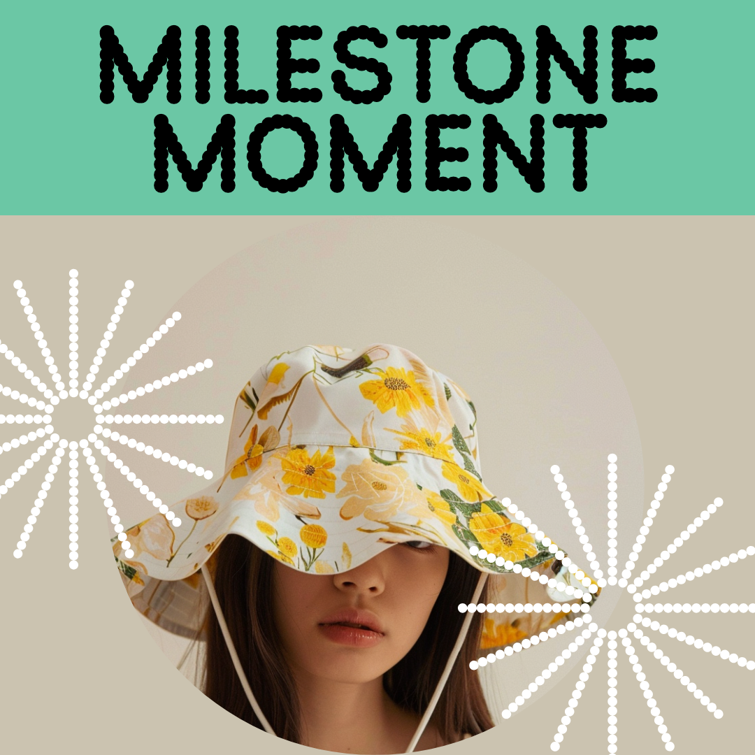 Milestone Moment Floral Instagram Post Teal