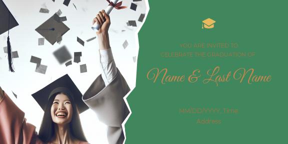 Elegant Graduation Party Invitation Post