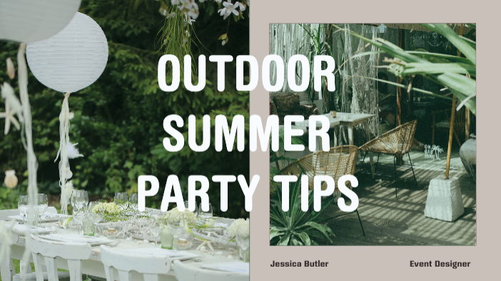 Green Themed Summer Party Poster Tips