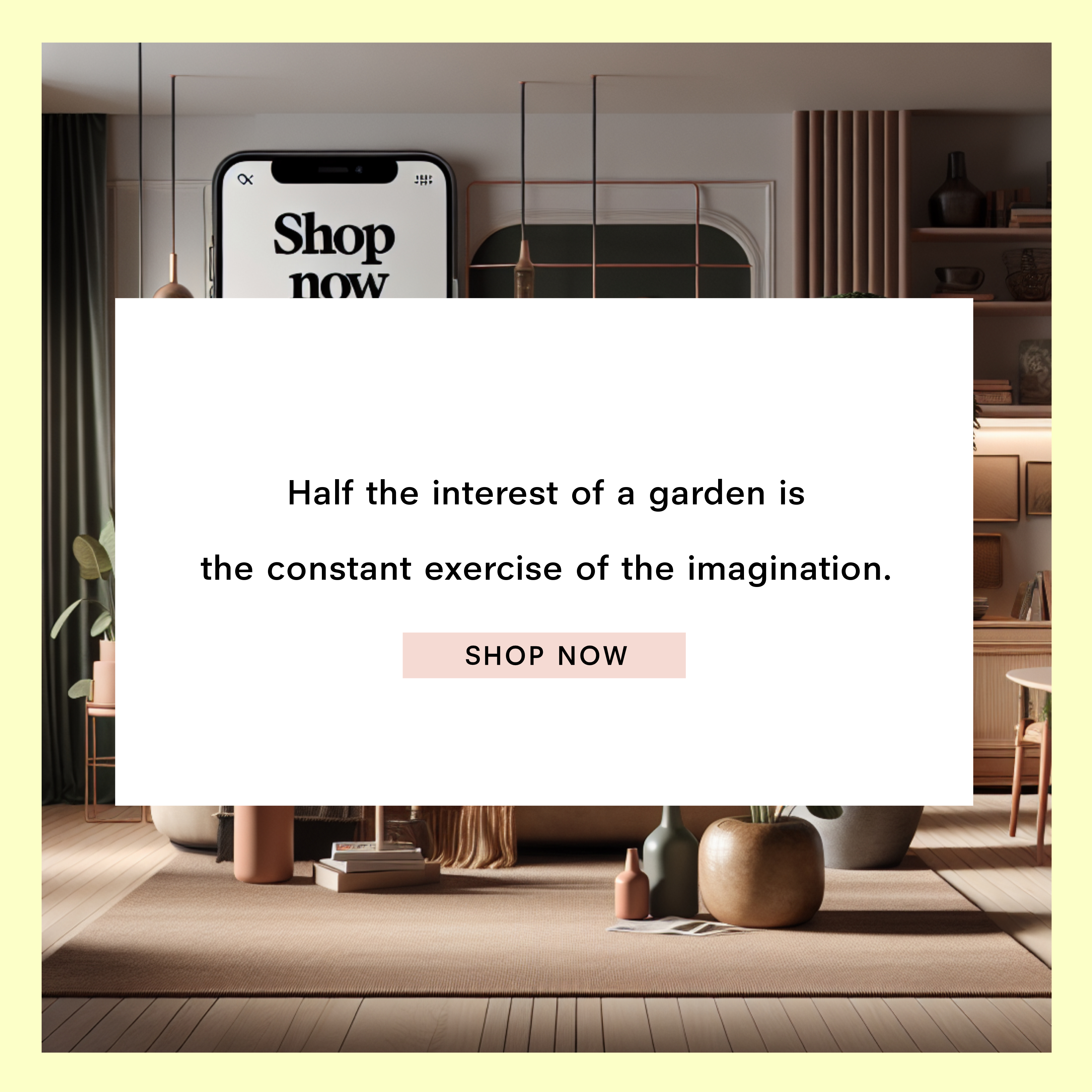 Green Inspiration Garden Ad Template