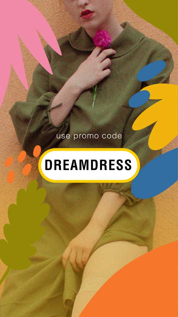 Template Chic Olive Ad Template Featuring Bold Graphics