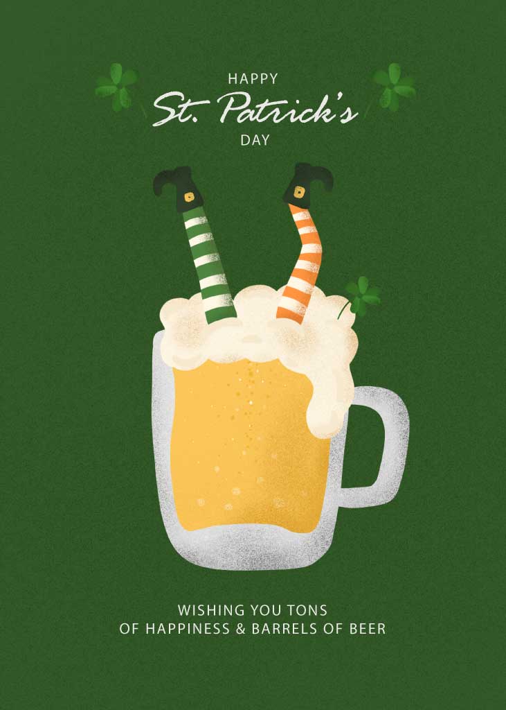 Cheerful Green St Patricks Day Poster