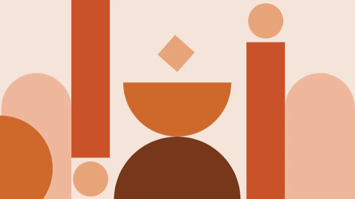 Template Warm Terracotta Minimalist Poster Design