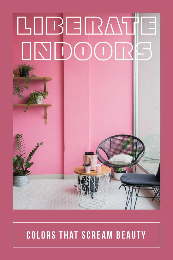 Template Chic Pink Home Decor Poster Design