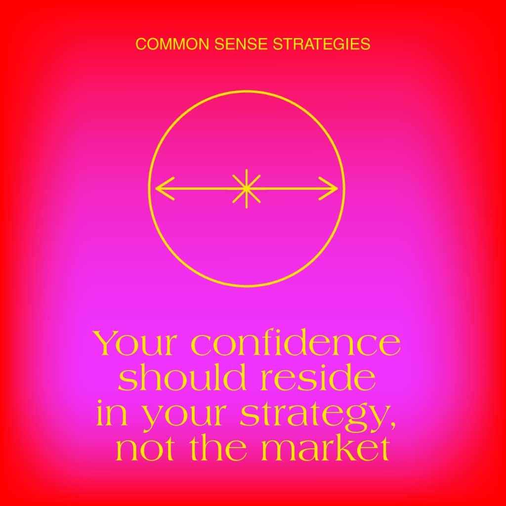 Template Vibrant Pink Confidence Strategy Poster Design
