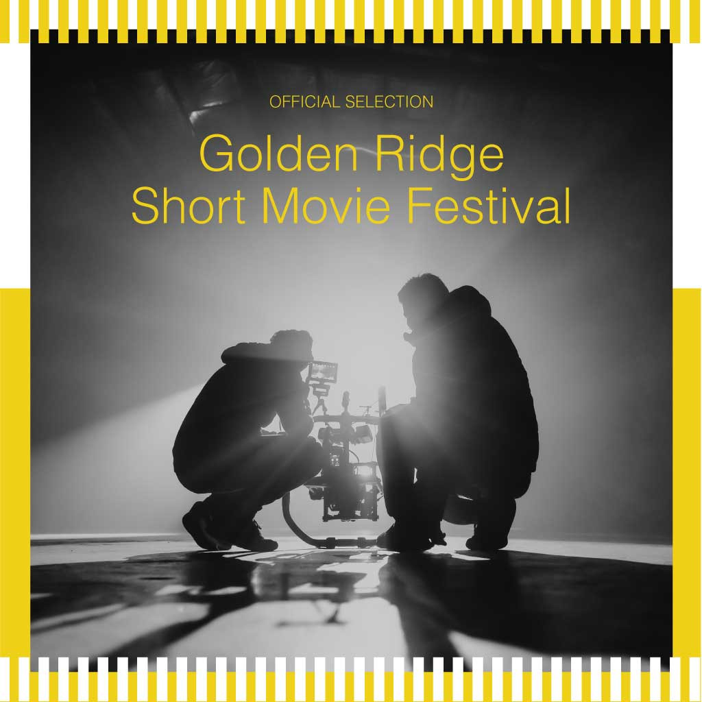 Template Golden Ridge Film Festival Poster Yellow Highlight
