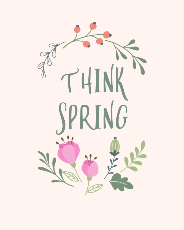 Vibrant Spring Floral Poster Design