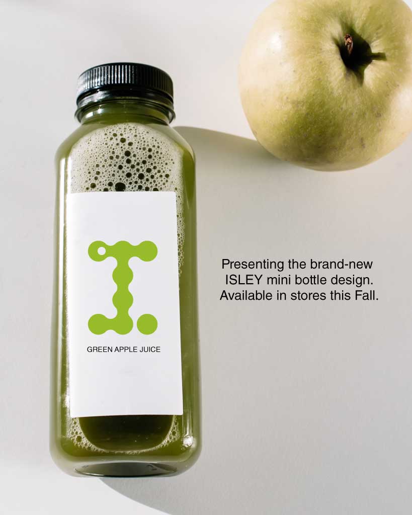 Green Apple Juice Product Poster Design