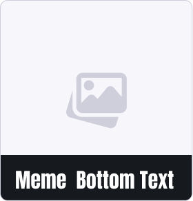 Sleek Gray Meme Post Template Design