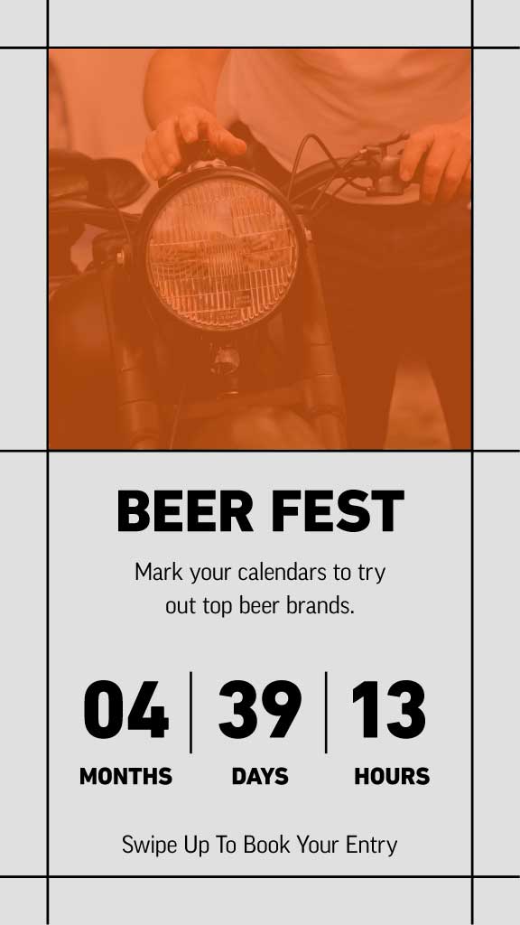 Beer Fest Countdown Exciting Event Poster