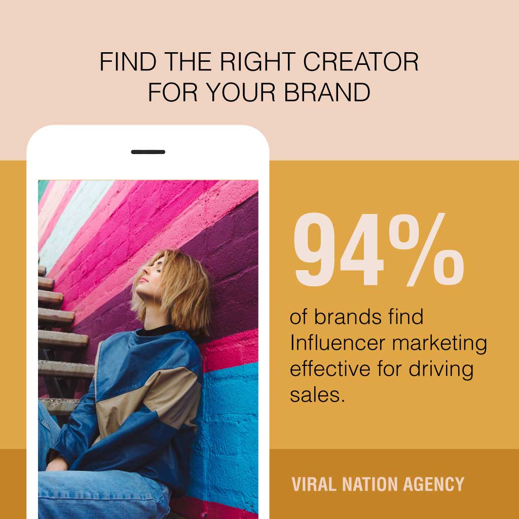 Influencer Marketing Boost Ad Pink and Yellow