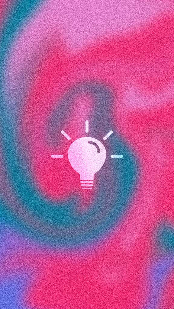 Template Vibrant Red and Blue Creative Poster Template