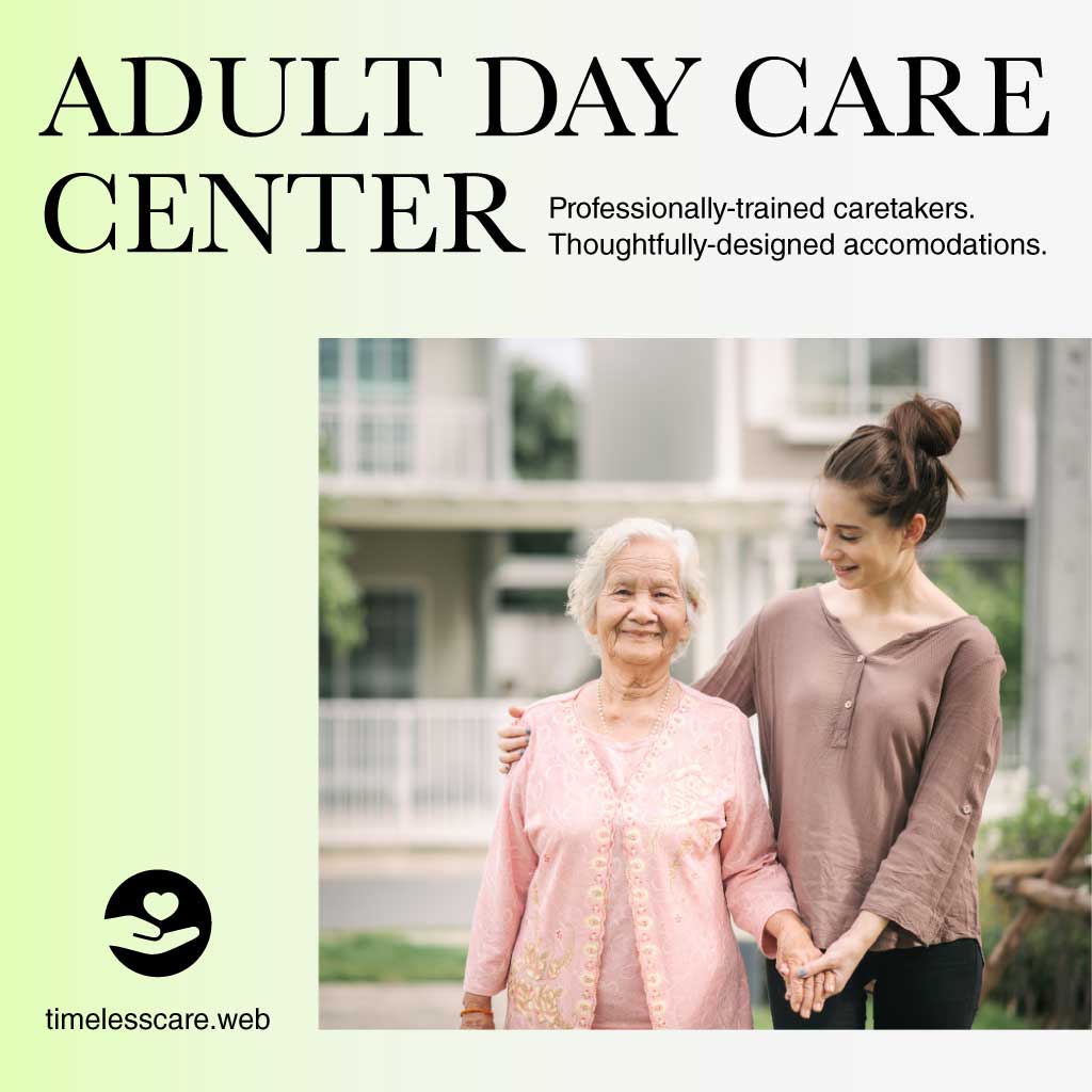 Warm Elderly Care Center Poster in Soft Tones