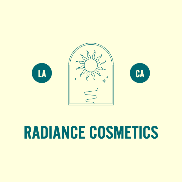 Template Stylish Teal Beauty Product Ad Template