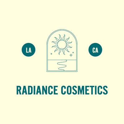 Template Stylish Teal Beauty Product Ad Template