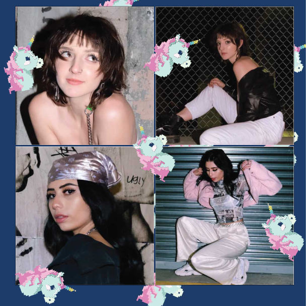 Template Urban Chic Fashion Post Template in Blue