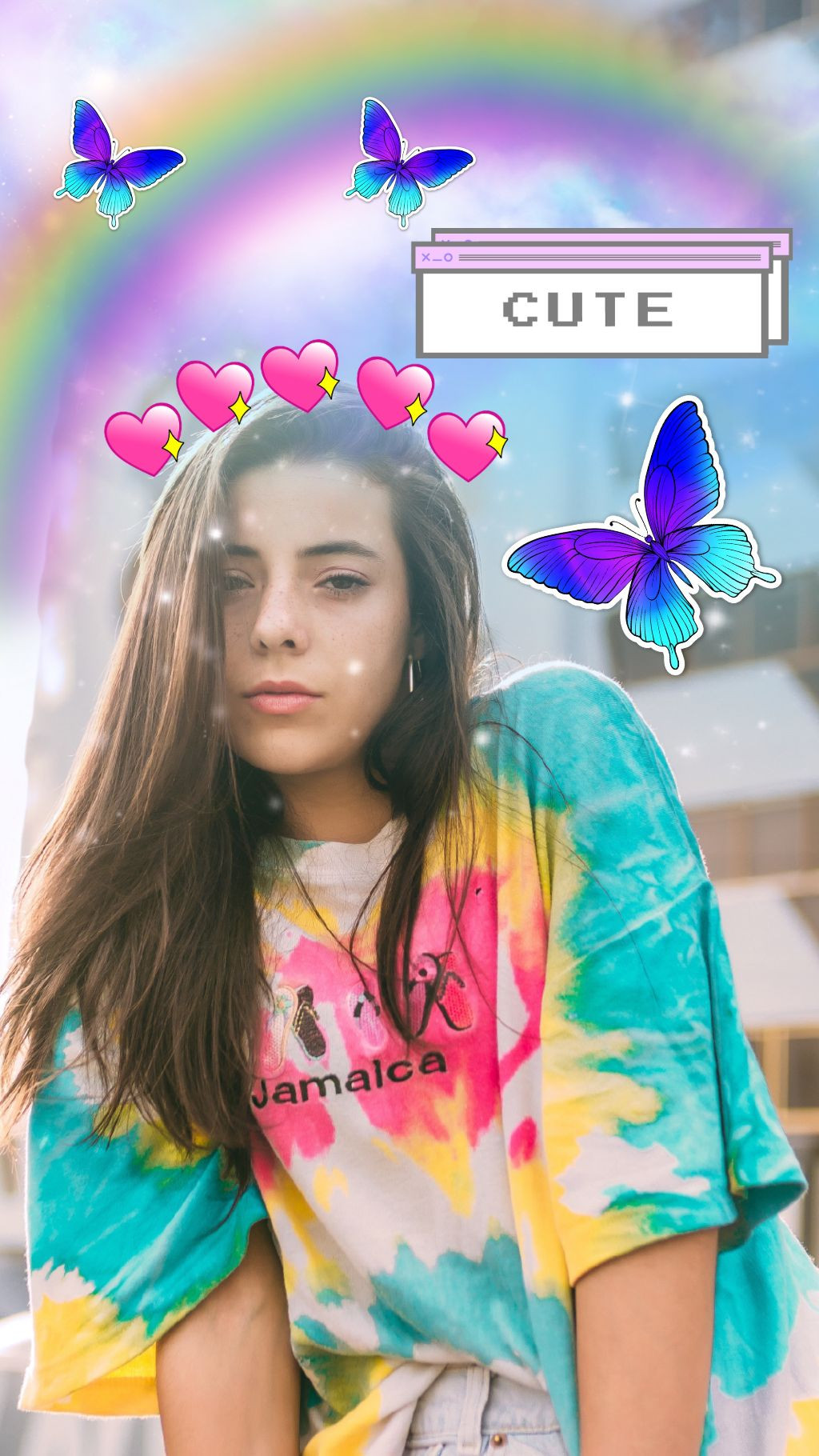 Template Colorful Summer Vibes Social Media Post