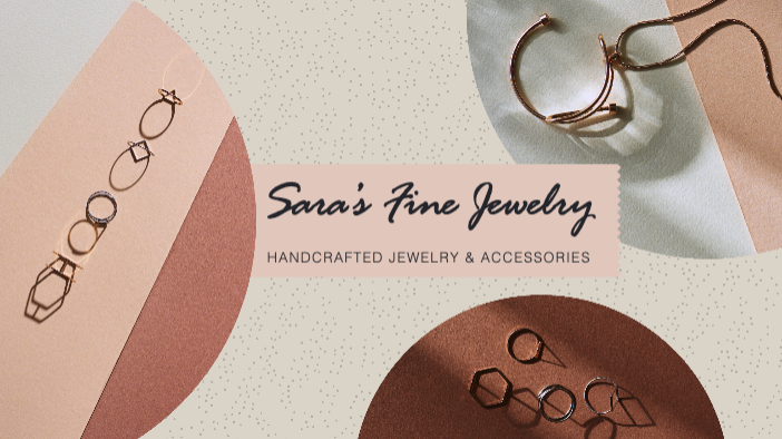 Elegant Jewelry Store Ad Pastel Tones