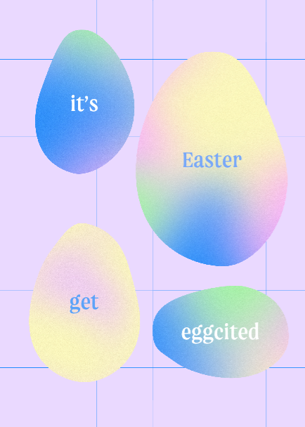 Template Eggciting Easter Egg Hunt Poster Design