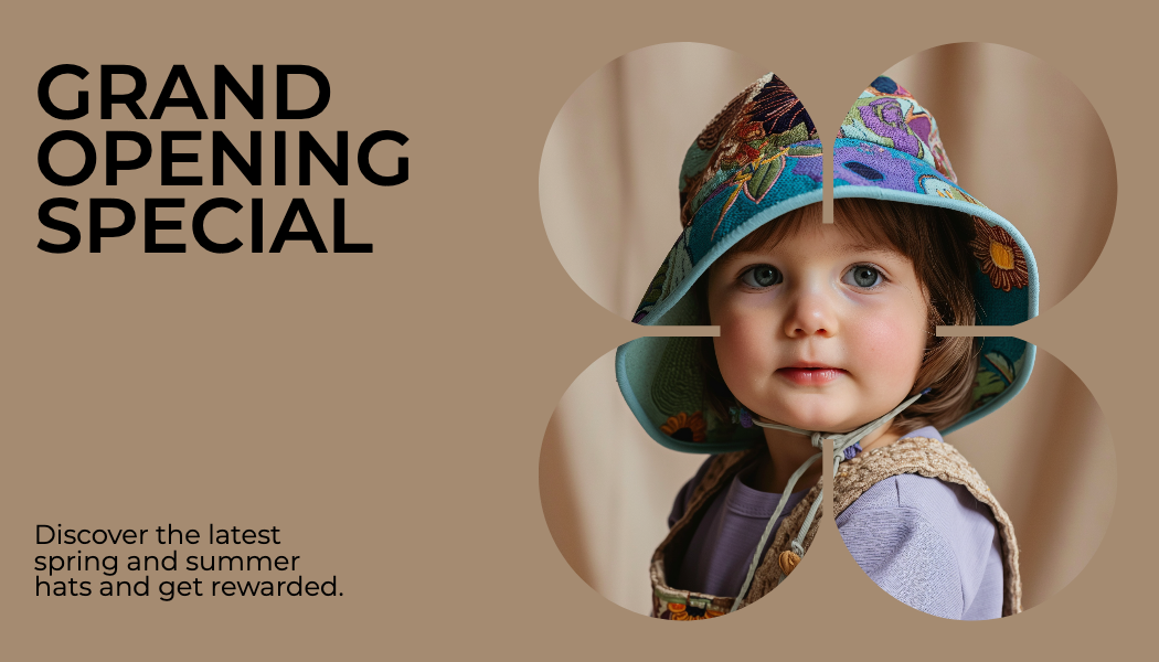 Template Charming Grand Opening Gift-Card in Brown